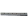 PTFE anodized aluminum rail 25x4mm (2m bar) - N°1 - comptoirnautique.com 