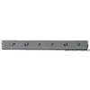 PTFE anodized aluminum rail 25x4mm (2m bar) - N°1 - comptoirnautique.com