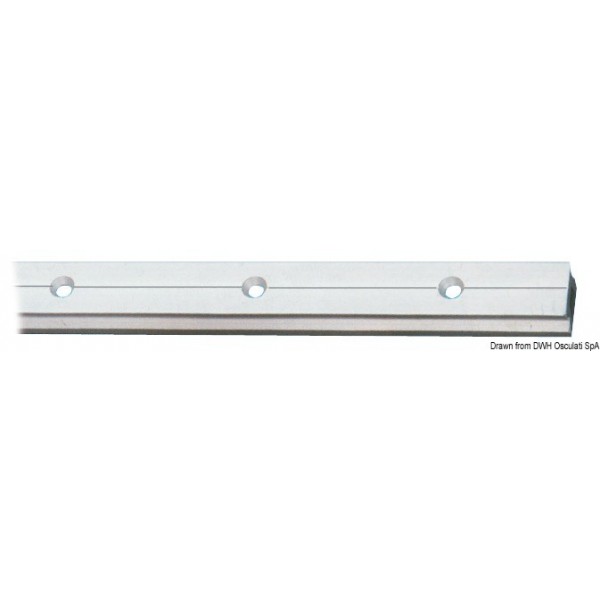 Binario in alluminio 31x19 mm 2 m - N°1 - comptoirnautique.com
