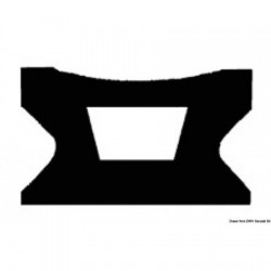 Binario in alluminio 31x19...