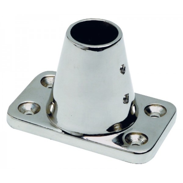 Piastra a gancio dritta 90x96mm 60mm - N°1 - comptoirnautique.com