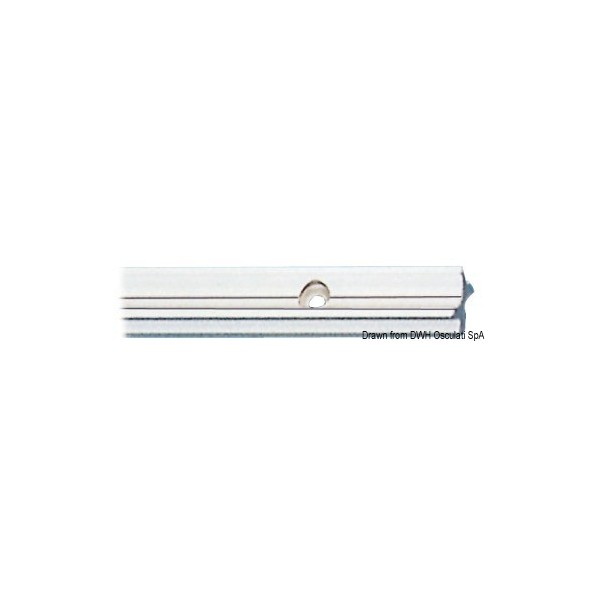 2m bar anodized aluminum X-rail - N°1 - comptoirnautique.com