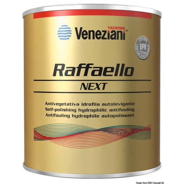 Antifouling Raffaello rot 2,5 l - N°1 - comptoirnautique.com 