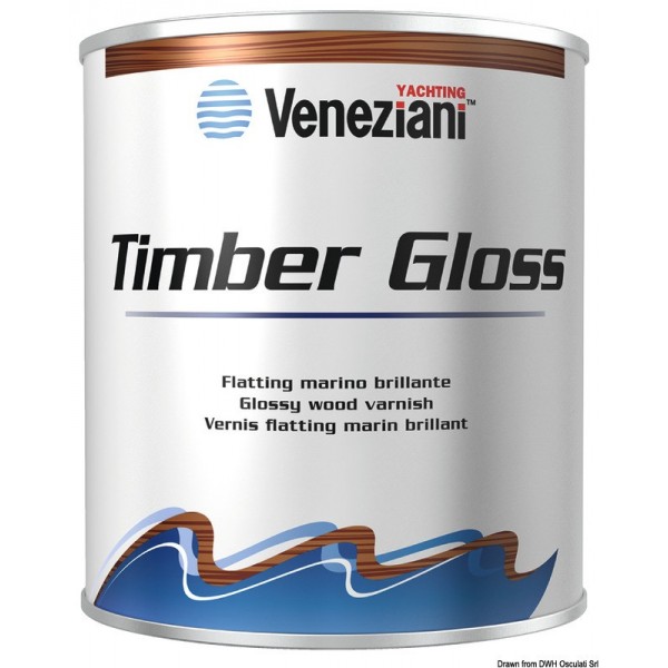 Verniz para madeira de alisamento VENEZIANI transparente 0,75 l - N°1 - comptoirnautique.com
