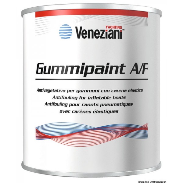 Antivegetativa elastica Gummipaint grigio 0,375 l - N°1 - comptoirnautique.com