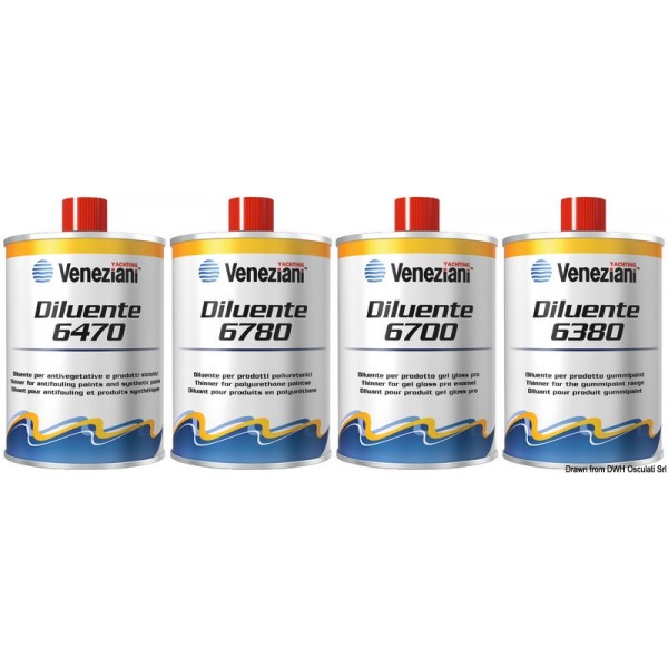 Diluant polyuréthanique 5780  - N°1 - comptoirnautique.com