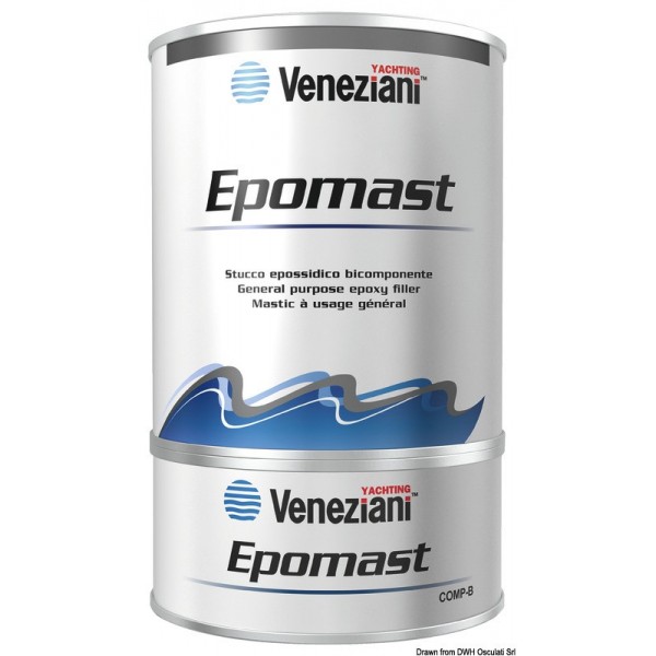 Intonaco bicomponente Epomast grigio chiaro - N°1 - comptoirnautique.com