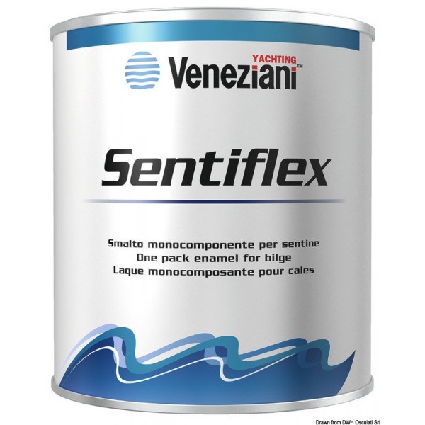 Laque mono-composant Sentiflex gris 750 ml  - N°1 - comptoirnautique.com