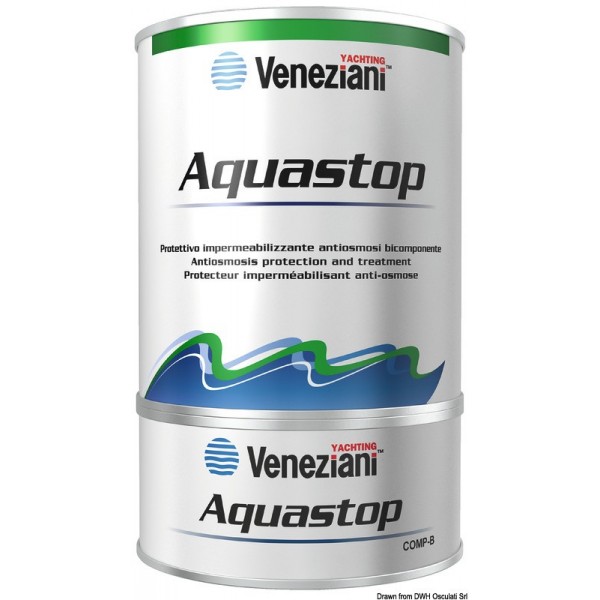 Sottofondo trasparente azzurro Aquastop - N°1 - comptoirnautique.com