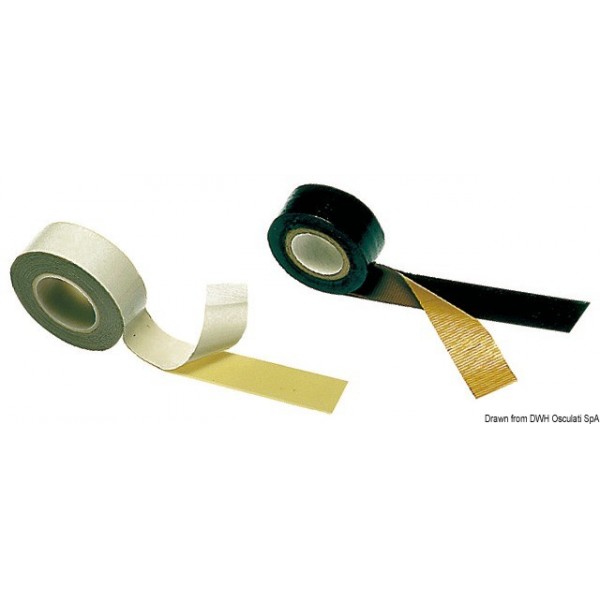 Black PVC self-curing tape 25 mm x 3 m - N°1 - comptoirnautique.com 