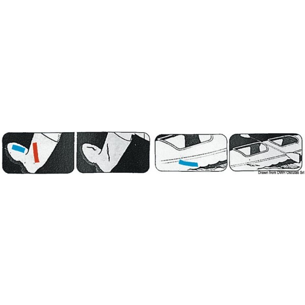 Nastro autoadesivo-PSP MARINE TAPES bianco 50mmx5m  - N°2 - comptoirnautique.com