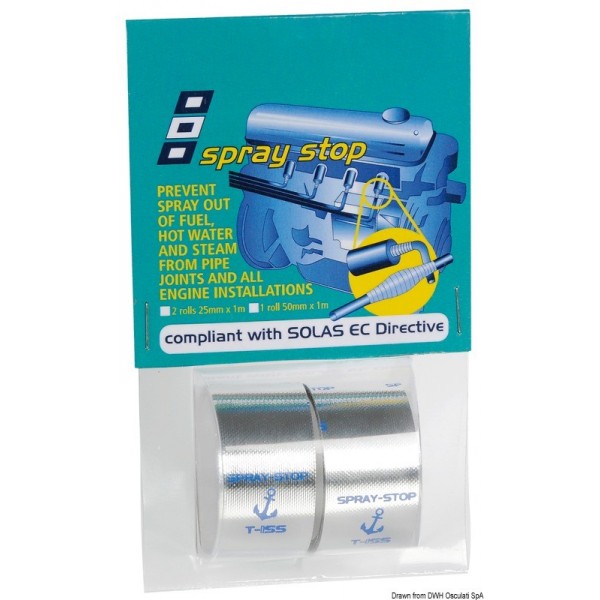 Spray Stop Tape 25 mm - N°1 - comptoirnautique.com 