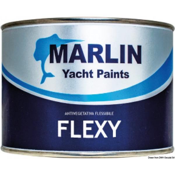 Laque fléxible MARLIN Flexy gris 0,5 l  - N°1 - comptoirnautique.com 