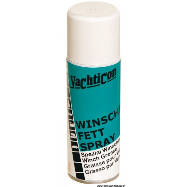 Spray de lubrificação para guincho YACHTICON 200 ml - N°1 - comptoirnautique.com 