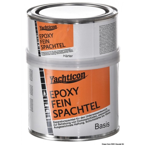 Résine epoxy YACHTICON Water Resistant 450 g  - N°1 - comptoirnautique.com 