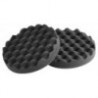2-piece soft-coated black foam pads