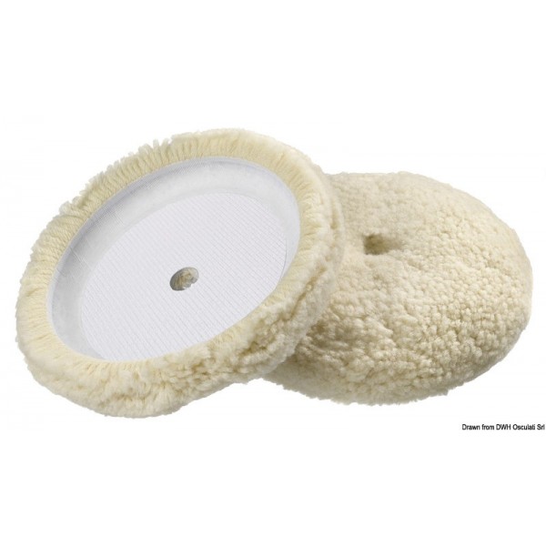 Almofada de lã grossa de uma face Ø 20 cm - N°1 - comptoirnautique.com