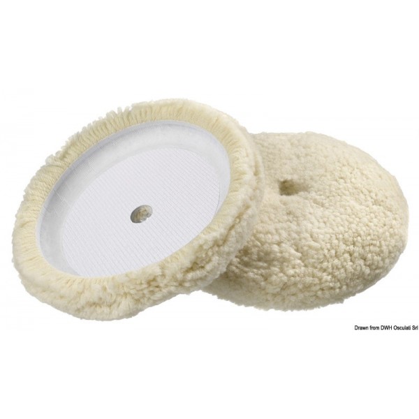 Almohadilla de lana gruesa de una cara Ø 20 cm - N°1 - comptoirnautique.com 