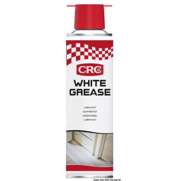 Grasso idrorepellente bianco con litio CRC 250ml - N°1 - comptoirnautique.com
