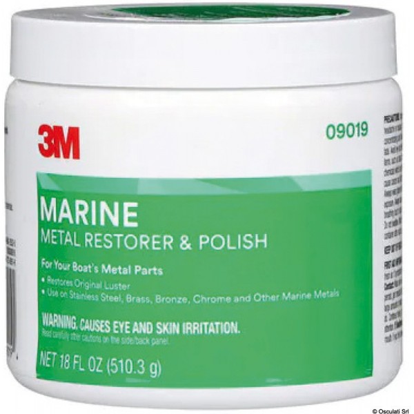 3M Restauratore e lucidante per metalli marini 500 ml  - N°1 - comptoirnautique.com
