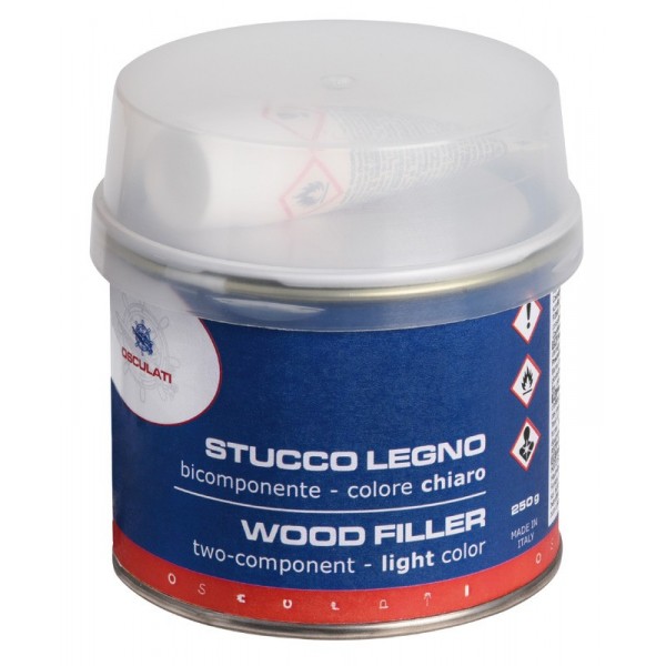 Two-component clear wood filler 150 ml - N°1 - comptoirnautique.com 