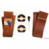 Kit for covering drawbars with brown leather