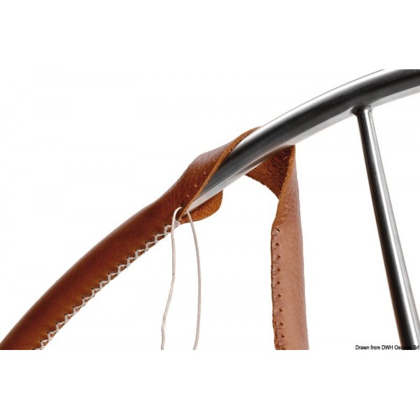 Kit for covering drawbars with brown leather - N°3 - comptoirnautique.com