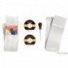Kit for covering drawbars with white leather