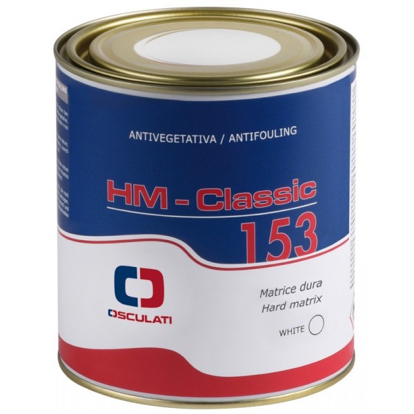 HM Classic 153 antivegetativa a matrice dura bianca 0,75 l - N°1 - comptoirnautique.com