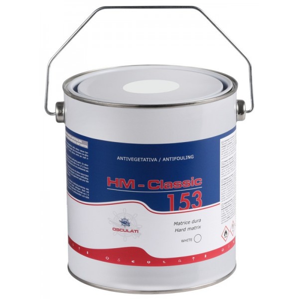 Hartmatrix-Antifouling HM Classic 153 weiß 2,5 l - N°1 - comptoirnautique.com 