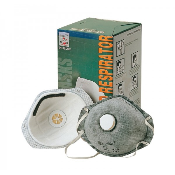 Maschera a carbone attivo EN 149:2001 A1:2009 FFP2 NR D - N°1 - comptoirnautique.com