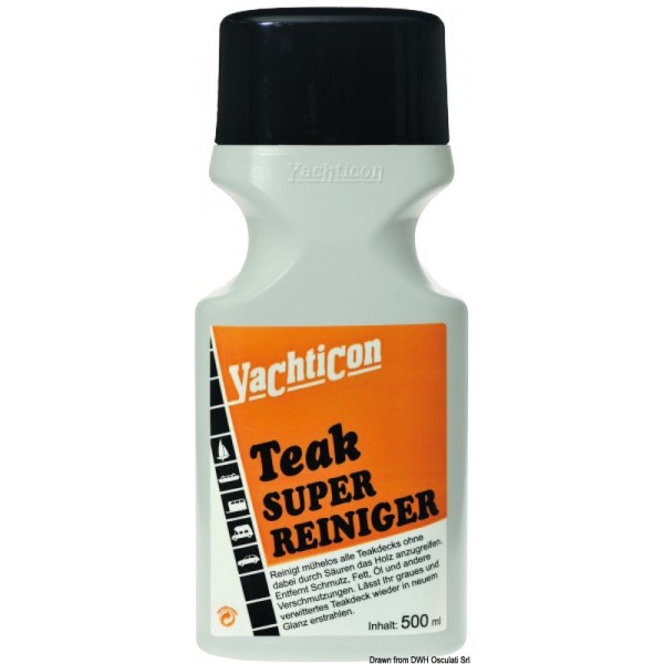 Super Limpador de Teca YACHTICON 500 ml - N°1 - comptoirnautique.com 