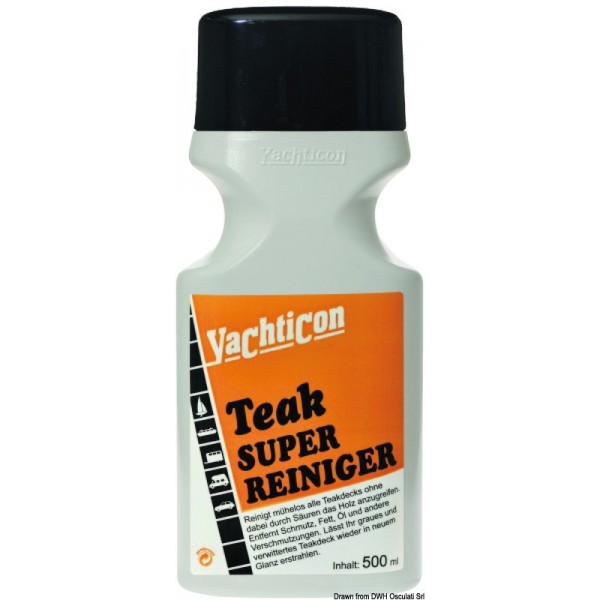 Teak Super Cleaner YACHTICON 500 ml - N°1 - comptoirnautique.com 