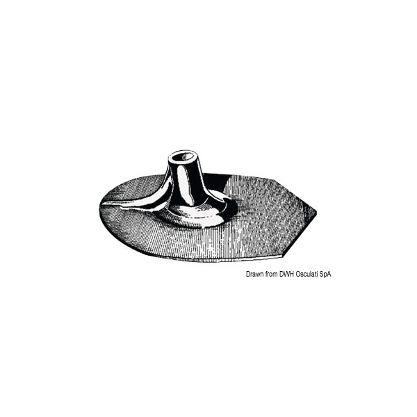 Geneigter Flaggenmast 100x85 - N°1 - comptoirnautique.com
