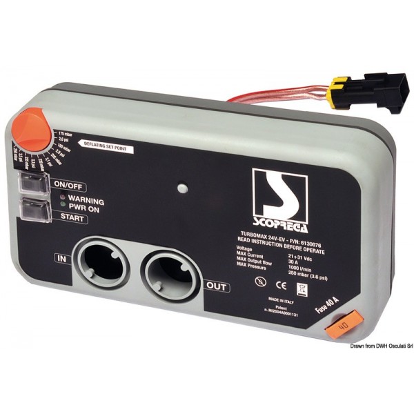BRAVO Kit di gonfiaggio Turbo Max 12 V - N°1 - comptoirnautique.com