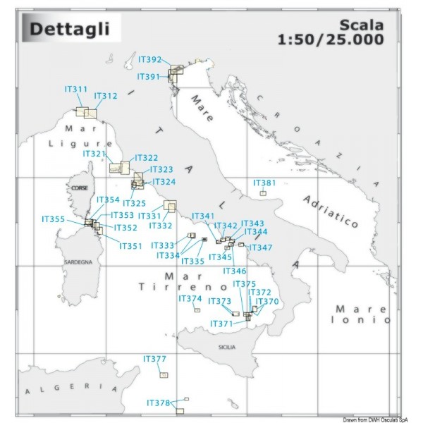 Mapa Navimap IT351-IT352 - N°1 - comptoirnautique.com
