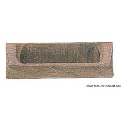 Teakholz-Griff 87x30 mm