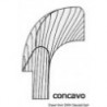 Concave angle