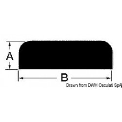Perfil de teca 22 x 9 mm