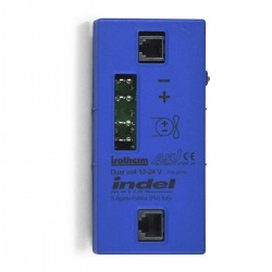 Contrôleur de température et d'énergie Smart Energy Control bleu de face