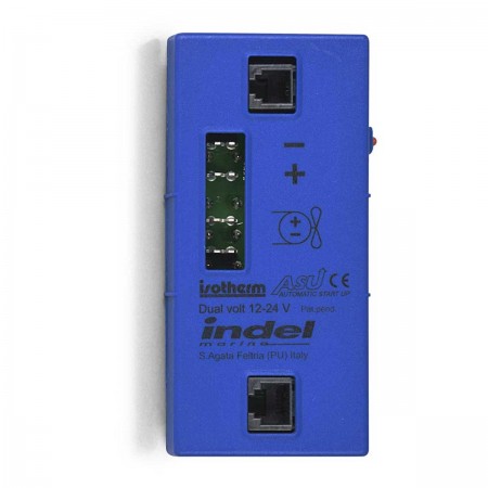 Contrôleur de température et d'énergie Smart Energy Control bleu de face