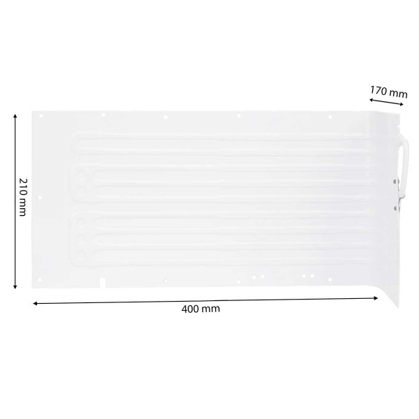 Évaporateur en "L" 125 L pour groupe froid dimensions - N°2 - comptoirnautique.com
