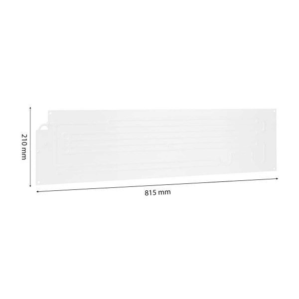 dimensions Évaporateur plat 170 L pour groupe froid - N°2 - comptoirnautique.com