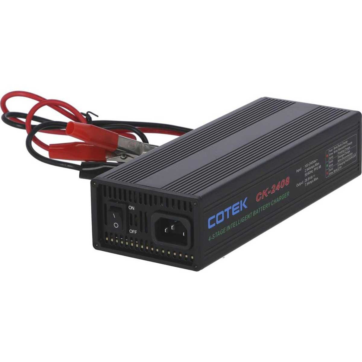 Chargeur 24V 7,5A cotek CK-2408