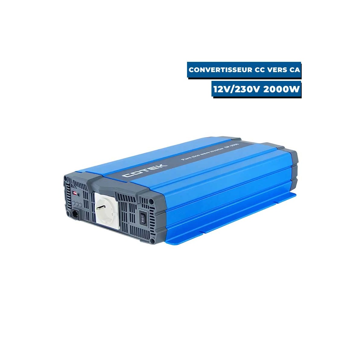Convertisseur pur sinus 12V/230V 2000W