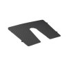 Sloped outer panel cover with opening 450 x 360 mm - black - N°1 - comptoirnautique.com