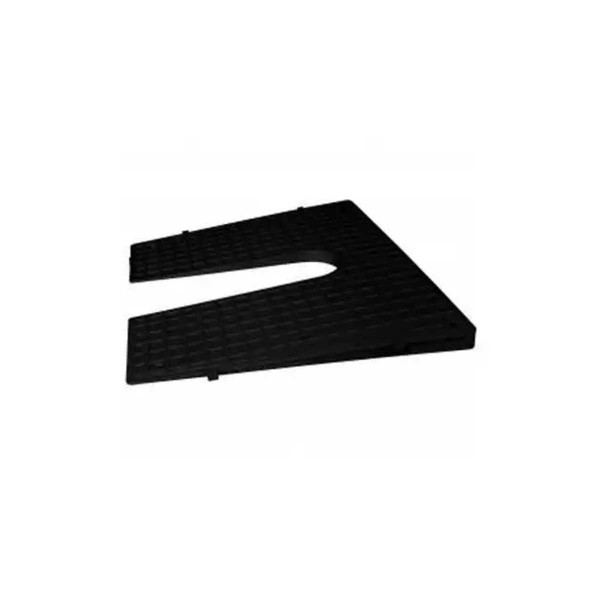 Sloped outer panel cover with opening 450 x 360 mm - black - N°2 - comptoirnautique.com