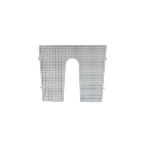 Tapa de espejo inclinada exterior con abertura 450 x 360 mm - blanco - N°2 - comptoirnautique.com