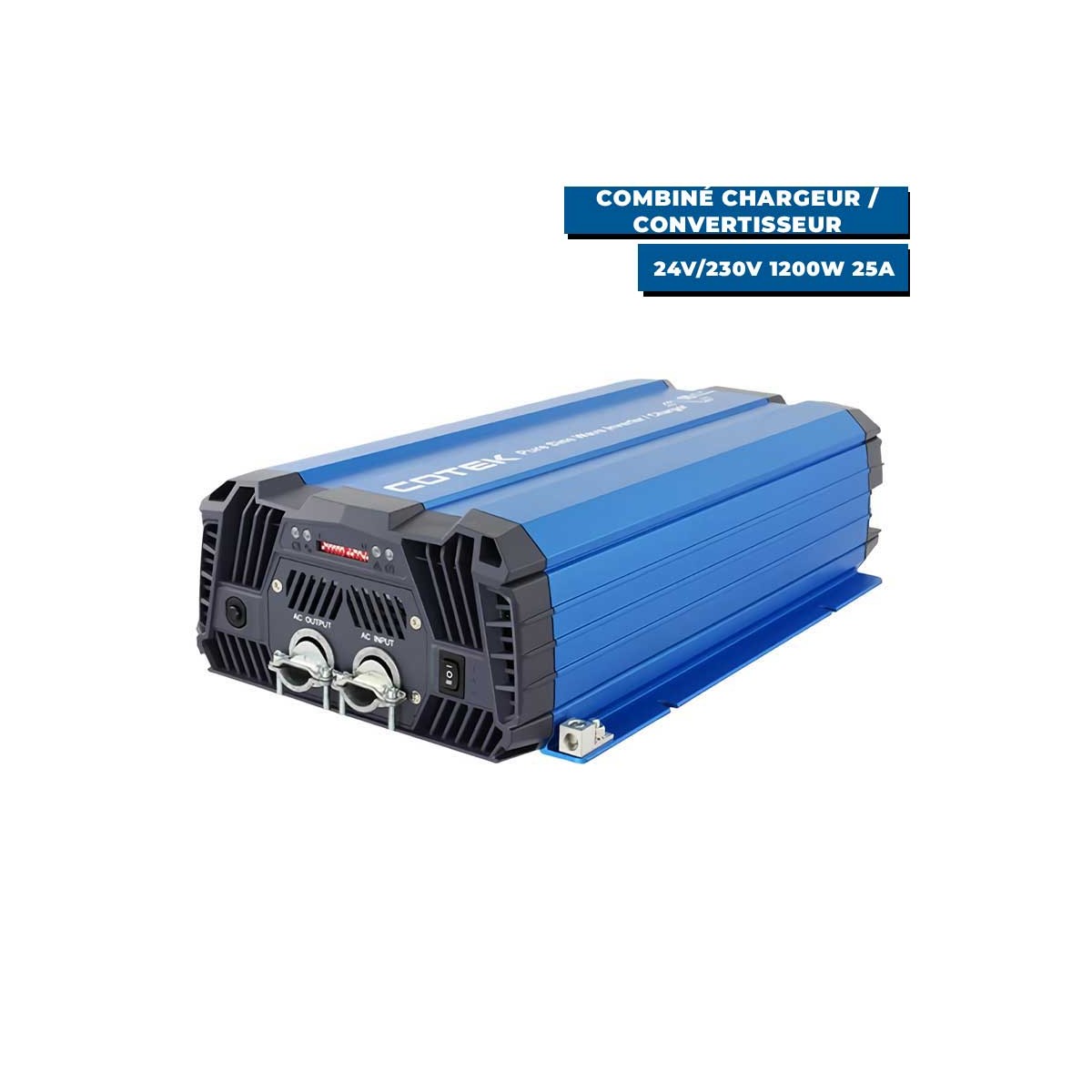 Combiné chargeur / convertisseur 24V/230V 1200W 25A cotek