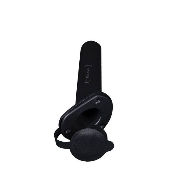 Porte canne PVC encastrable 30° - Noir -Seanox - N°1 - comptoirnautique.com 